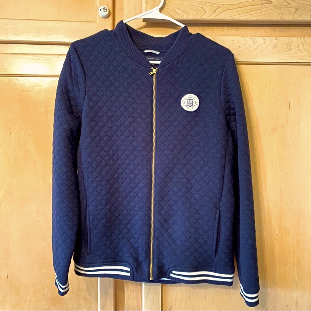 Quilted Navy Jacket